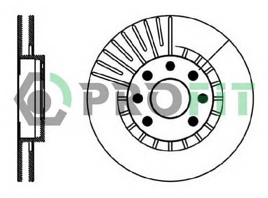 PROFIT 5010-0206 Диск гальмівний PROFIT 5010-0206 Диск гальмівний