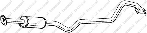 BOSAL 285-417 Середній глушник вихлопних