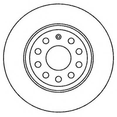 JURID 562258JC Тормозной диск