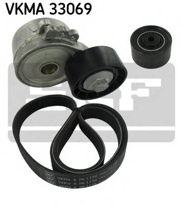 SKF VKMA 33069 Поликлиновой ременный комп