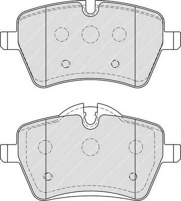 FERODO FDB4080 Комплект тормозных колодок