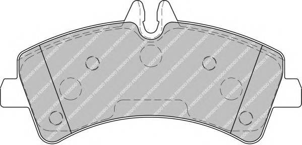FERODO FVR1779 Комплект тормозных колодок...