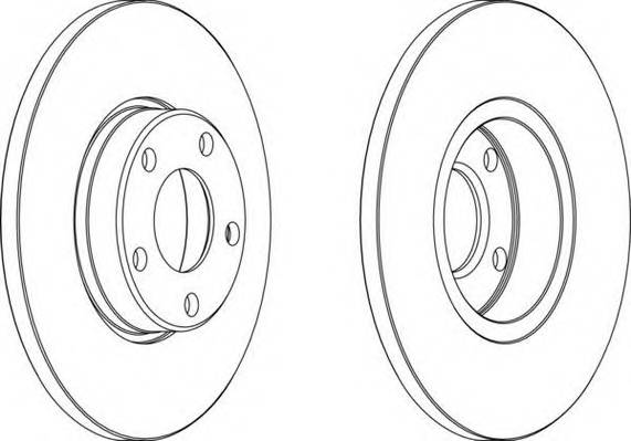 FERODO DDF324 Диск гальмівний FERODO DDF324 Диск гальмівний