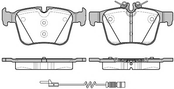REMSA 151620 Тормозные колодки  23258 задн REMSA 151620 Тормозные колодки  23258 задн
