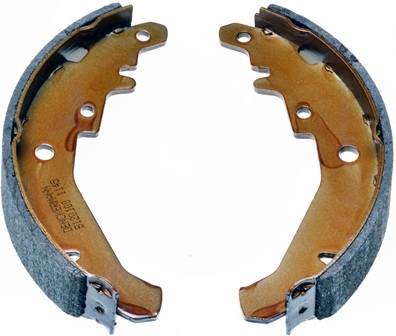 DENCKERMANN B120100 Комплект тормозных колодок DENCKERMANN B120100 Комплект тормозных колодок