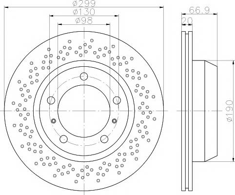 TEXTAR 92165303 Тормозной диск