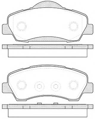 REMSA 1530.00 Комплект тормозных колодок