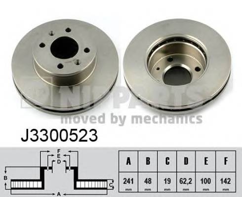NIPPARTS J3300523 Тормозной диск NIPPARTS J3300523 Тормозной диск