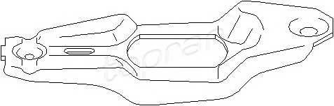 TOPRAN 110 802 Возвратная вилка, система с