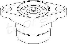 TOPRAN 110 531 Опора стойки амортизатора