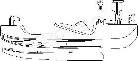 TOPRAN 104 178 Ручка двери