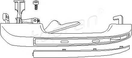 TOPRAN 104 179 Ручка двери