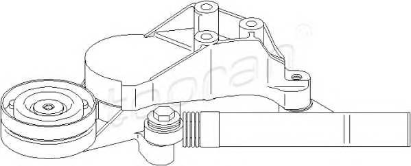 TOPRAN 109 172 Натяжитель ремня, клиновой 