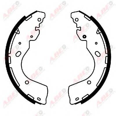 ABE C01060ABE Комплект тормозных колодок