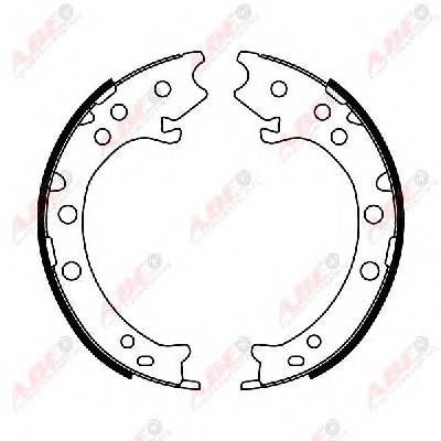 ABE C04021ABE Комплект тормозных колодок...