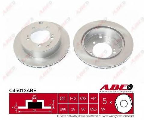 ABE C45013ABE Гальмівний диск ABE C45013ABE Гальмівний диск