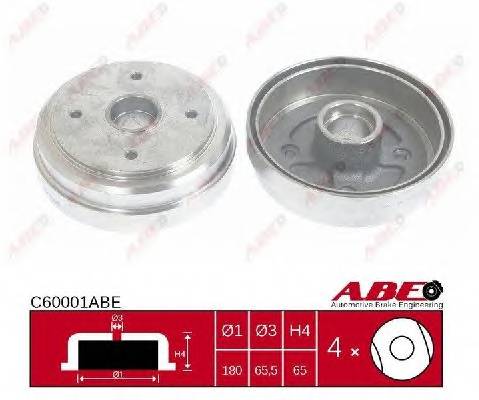 ABE C60001ABE Тормозной барабан ABE C60001ABE Тормозной барабан