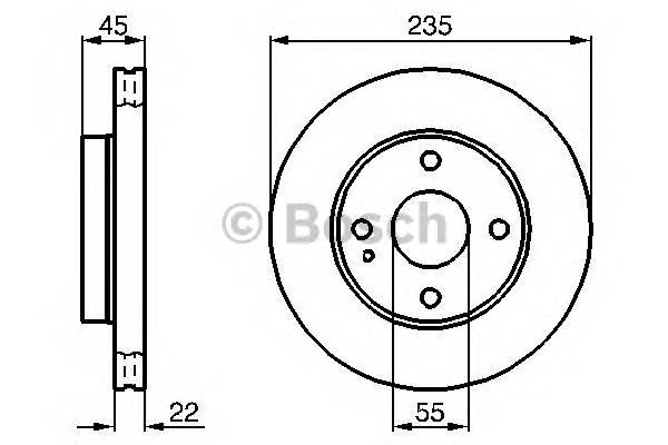 BOSCH 0 986 478 219 Тормозной диск BOSCH 0 986 478 219 Тормозной диск