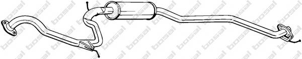 BOSAL 290-011 Середній глушник вихлопних