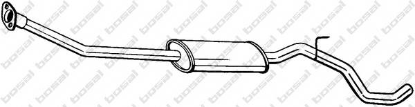 BOSAL 286-277 Середній глушник вихлопних... BOSAL 286-277 Середній глушник вихлопних...