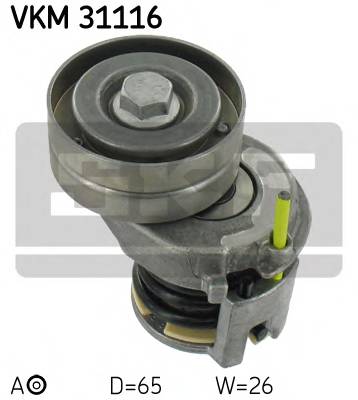 SKF VKM 31116 Натяжной ролик, поликлинов