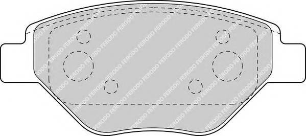 FERODO FDB1409 Комплект тормозных колодок... FERODO FDB1409 Комплект тормозных колодок...