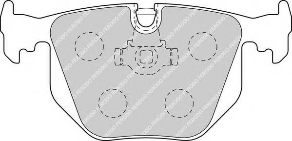 FERODO FDB1483 Комплект тормозных колодок