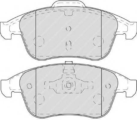 FERODO FDB4249 Комплект тормозных колодок