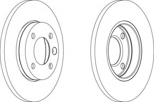 FERODO DDF103 Гальмівний диск (ціна за 2шт