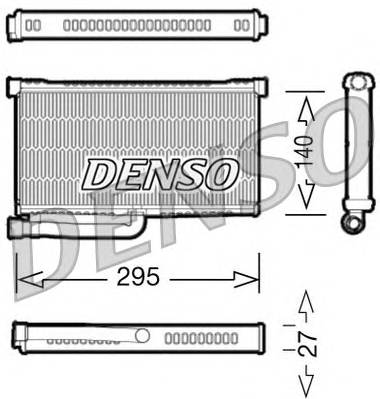 DENSO DRR02004 Теплообменник, отопление с