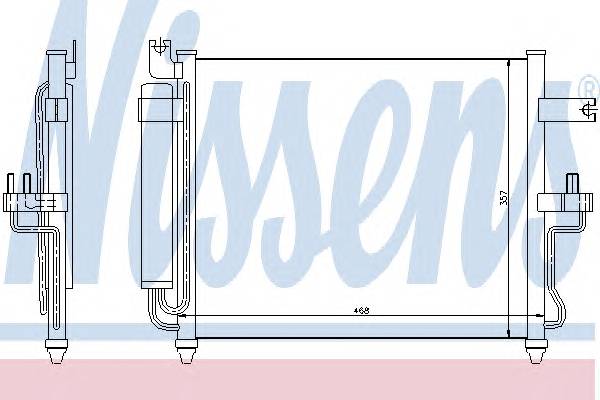 NISSENS 94452 Конденсатор, кондиционер NISSENS 94452 Конденсатор, кондиционер