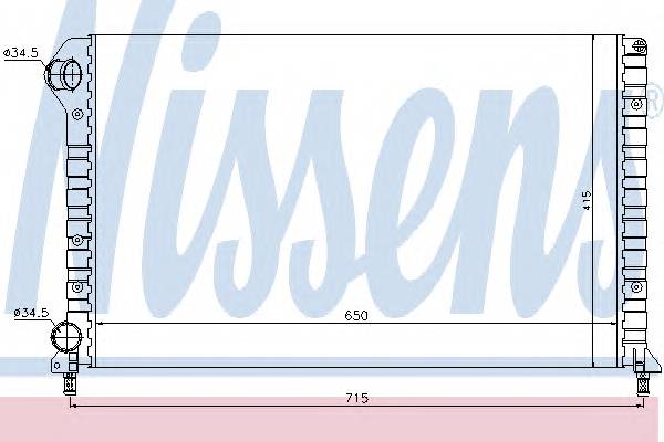 NISSENS 61766 Радиатор, охлаждение двига... NISSENS 61766 Радиатор, охлаждение двига...