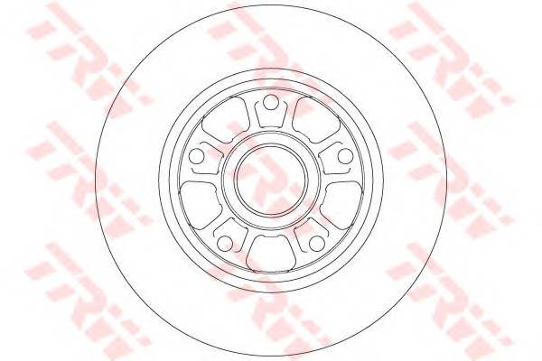 TRW DF6182 Гальмівний диск
