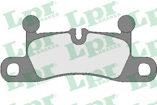 LPR 05P1755 Комплект тормозных колодок