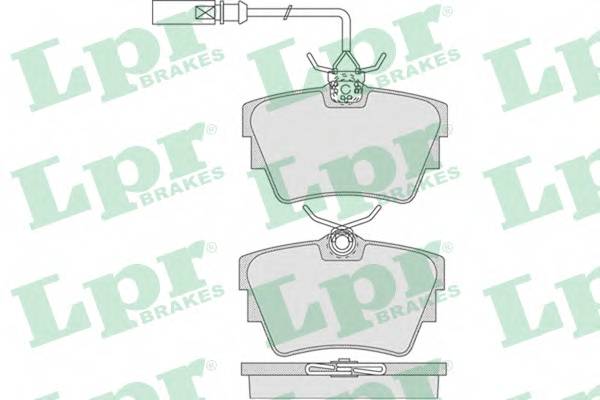 LPR 05P786 Комплект тормозных колодок