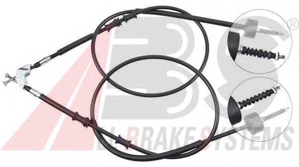 A.B.S. K12046 Трос, стояночная тормозная 