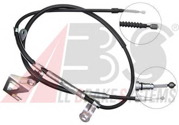 A.B.S. K18357 Трос, стояночная тормозная ...