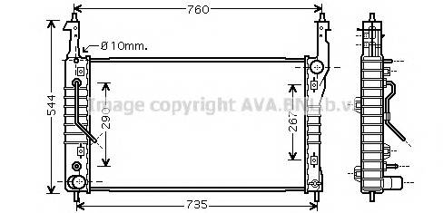 AVA QUALITY COOLING OLA2424 Радиатор, охлаждение двига... AVA QUALITY COOLING OLA2424 Радиатор, охлаждение двига...