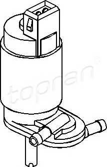 TOPRAN 103 173 Водяной насос, система очис