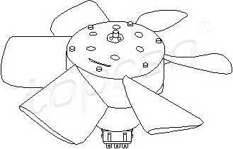TOPRAN 102 548 Вентилятор, охолодження дв...