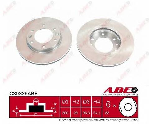 ABE C30326ABE Тормозной диск ABE C30326ABE Тормозной диск