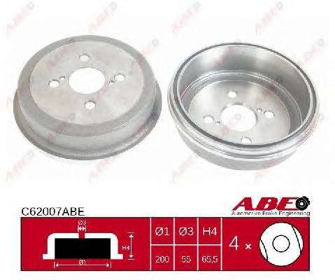 ABE C62007ABE Тормозной барабан
