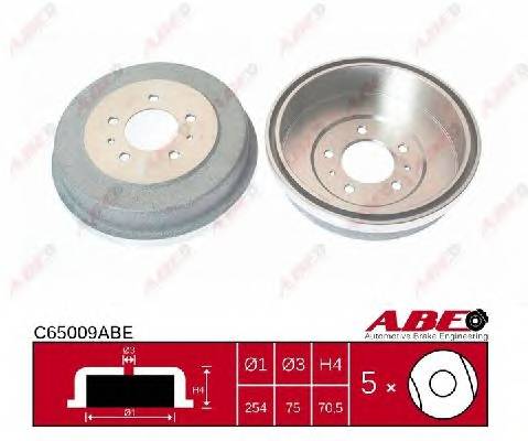 ABE C65009ABE Гальмівний барабан ABE C65009ABE Гальмівний барабан