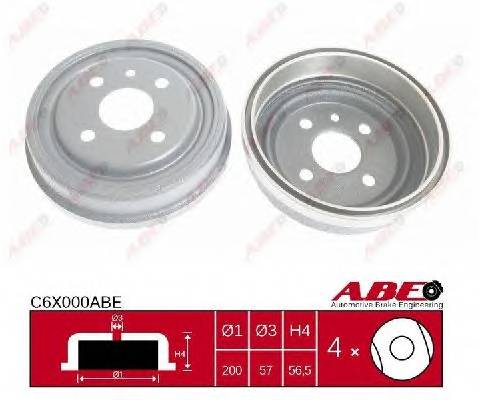ABE C6X000ABE Тормозной барабан