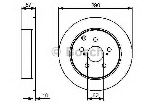 BOSCH 0 986 479 448 Тормозной диск BOSCH 0 986 479 448 Тормозной диск