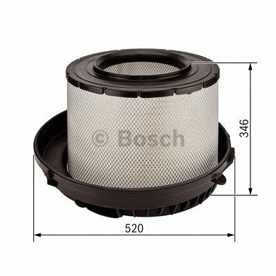 BOSCH F 026 400 088 Воздушный фильтр