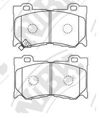 NiBK PN0389 Колодки гальмівні дискові P