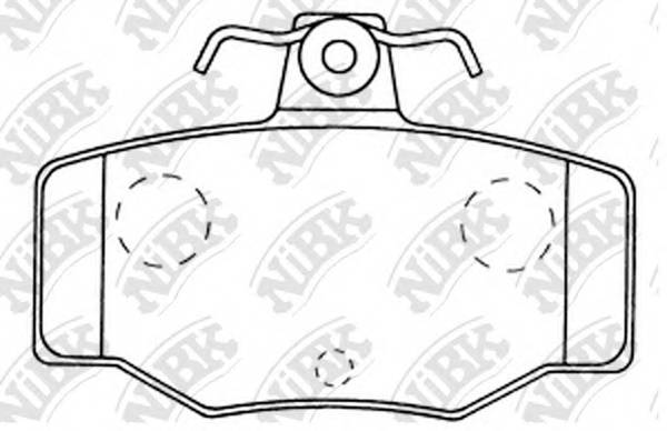 NiBK PN2214 Колодки тормозные NiBK PN2214 Колодки тормозные