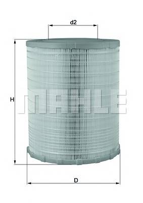 KNECHT LX 3480 Повітряний фільтр