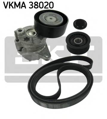 SKF VKMA 38020 Поликлиновой ременный комп